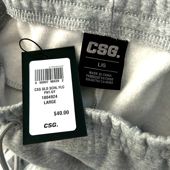 Men’s Size L gray sweat pants - Picture 1 of 5